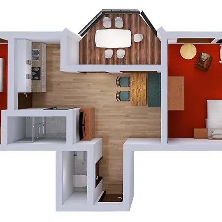 Ferienwohnung In Mit Kleiner Terrasse Apartman *